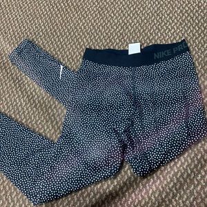 Nike pro polka dot full length leggings